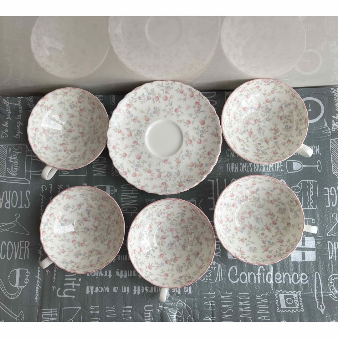 ノリタケ　 Noritake 　カップ＆ソーサー  5客セット 品