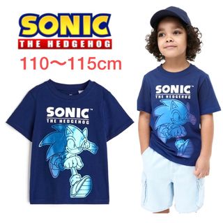 エイチアンドエム(H&M)の未使用h&mソニック半袖Tシャツ110〜115cm男の子(Tシャツ/カットソー)