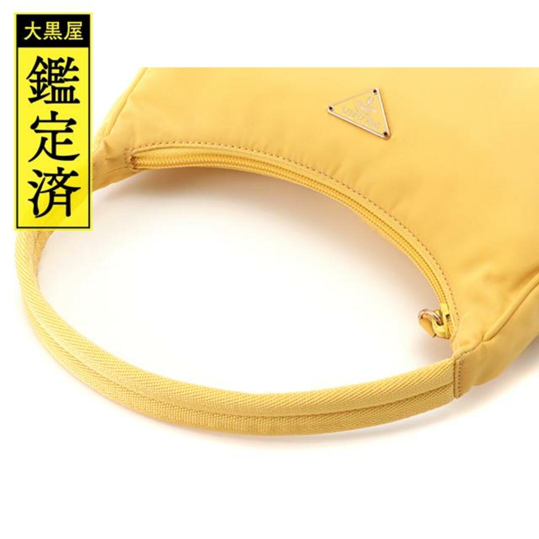 PRADA - PRADA ハンドバッグ イエロー ナイロン【472 PRADA - PRADA ハンドバッグ イエロー ナイロン【472