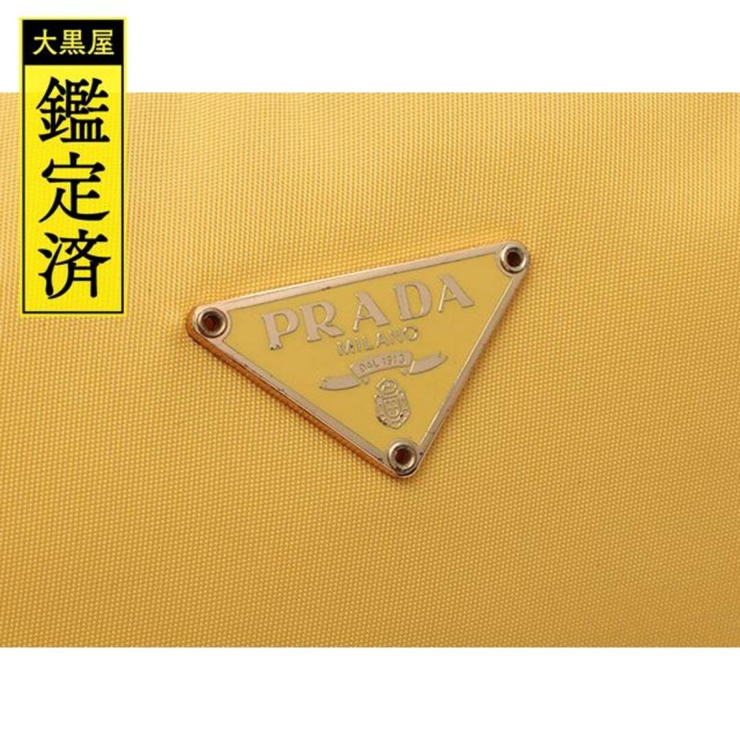 PRADA - PRADA ハンドバッグ イエロー ナイロン【472 PRADA - PRADA ハンドバッグ イエロー ナイロン【472