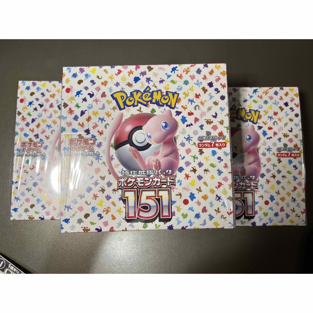 ポケモン - ポケモンカード 151 新品未開封 シュリンク付 3BOXの通販