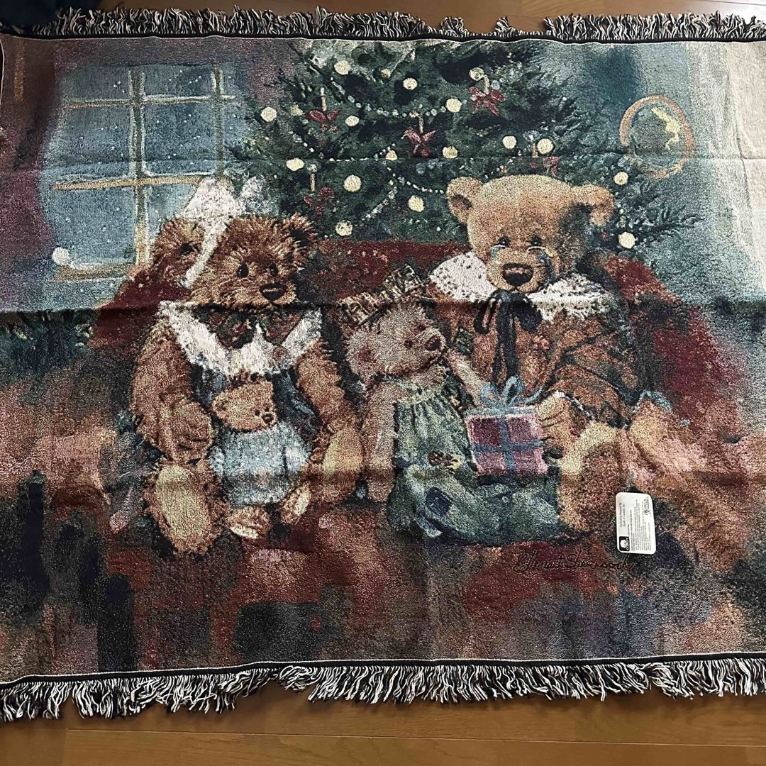 ブランドのギフト ☆新品☆ テディベア ゴブラン織り タペストリー