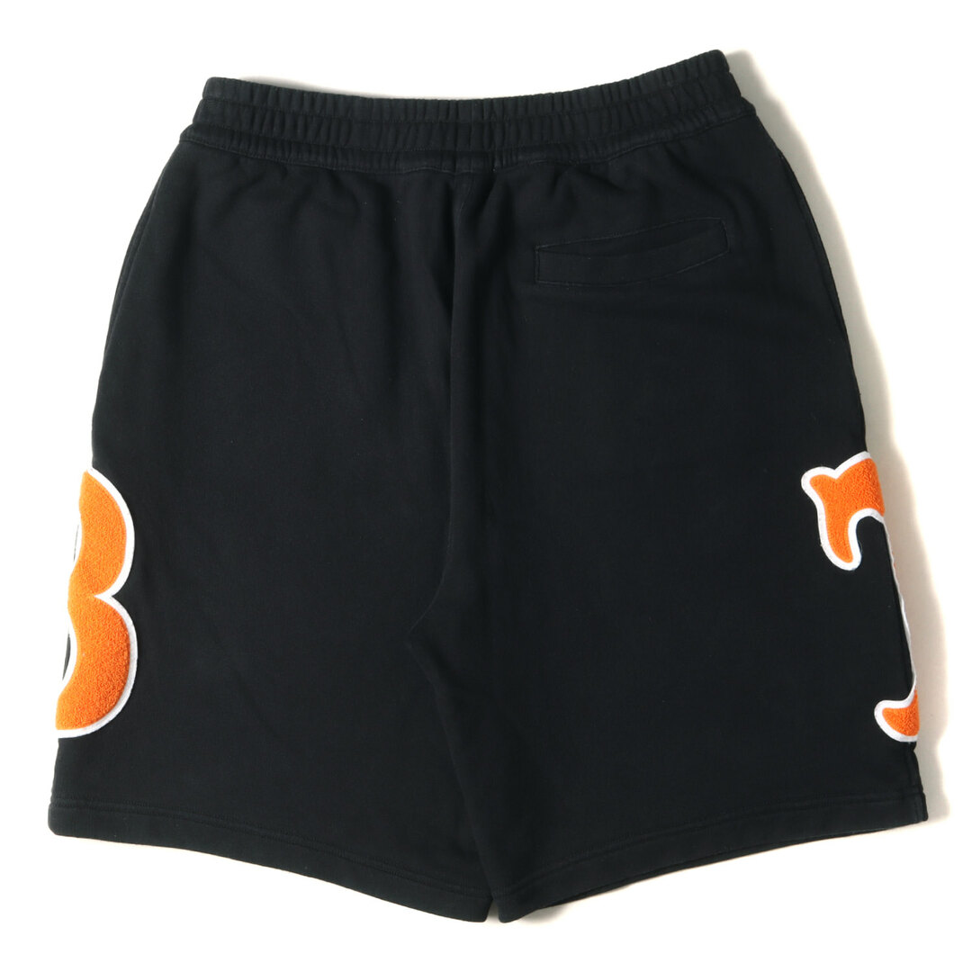 BURBERRY(バーバリー)のBURBERRY バーバリー パンツ サイズ:M レタード グラフィック スウェット ショートパンツ LETTER GRAPHIC COTTON Shorts 8042700 ショーツ サガラ ワッペン ブラック 黒 ボトムス ズボン 【メンズ】【中古】 メンズのパンツ(ショートパンツ)の商品写真