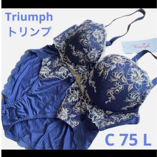 トリンプ(Triumph)のTriumph トリンプ　ブラジャー　ショーツ　セット　C 75 L(ブラ&ショーツセット)