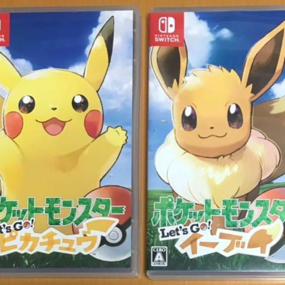 2本セット ポケットモンスター Let's Go! ピカチュウ+イーブイ