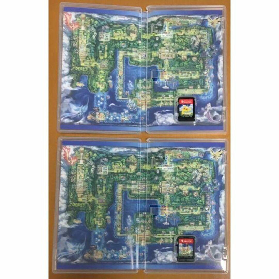Nintendo Switch(ニンテンドースイッチ)の2本セット ポケットモンスター Let's Go! ピカチュウ+イーブイ エンタメ/ホビーのゲームソフト/ゲーム機本体(家庭用ゲームソフト)の商品写真