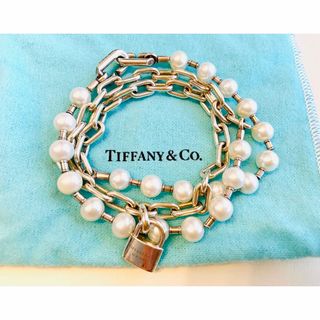 ティファニー(Tiffany & Co.)の★ティファニー★ ハードウェア パールロック ブレスレット(ブレスレット/バングル)