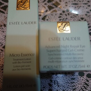 エスティローダー(Estee Lauder)のエスティローダー　化粧水と目元用ジェルクリーム(アイケア/アイクリーム)