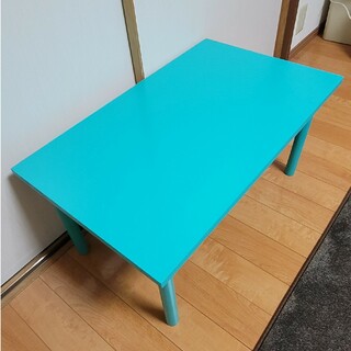 木材テーブル 【ティファニーブルー】DIY オーダーメイド(家具)