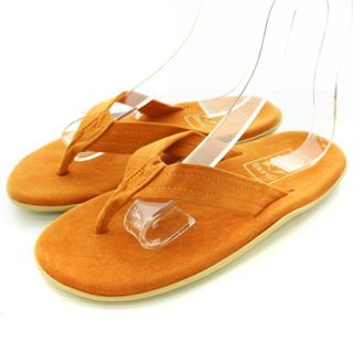 アイランドスリッパ(ISLAND SLIPPER)のアイランドスリッパ ORANGE SUEDE トングサンダル スエード フラット(サンダル)