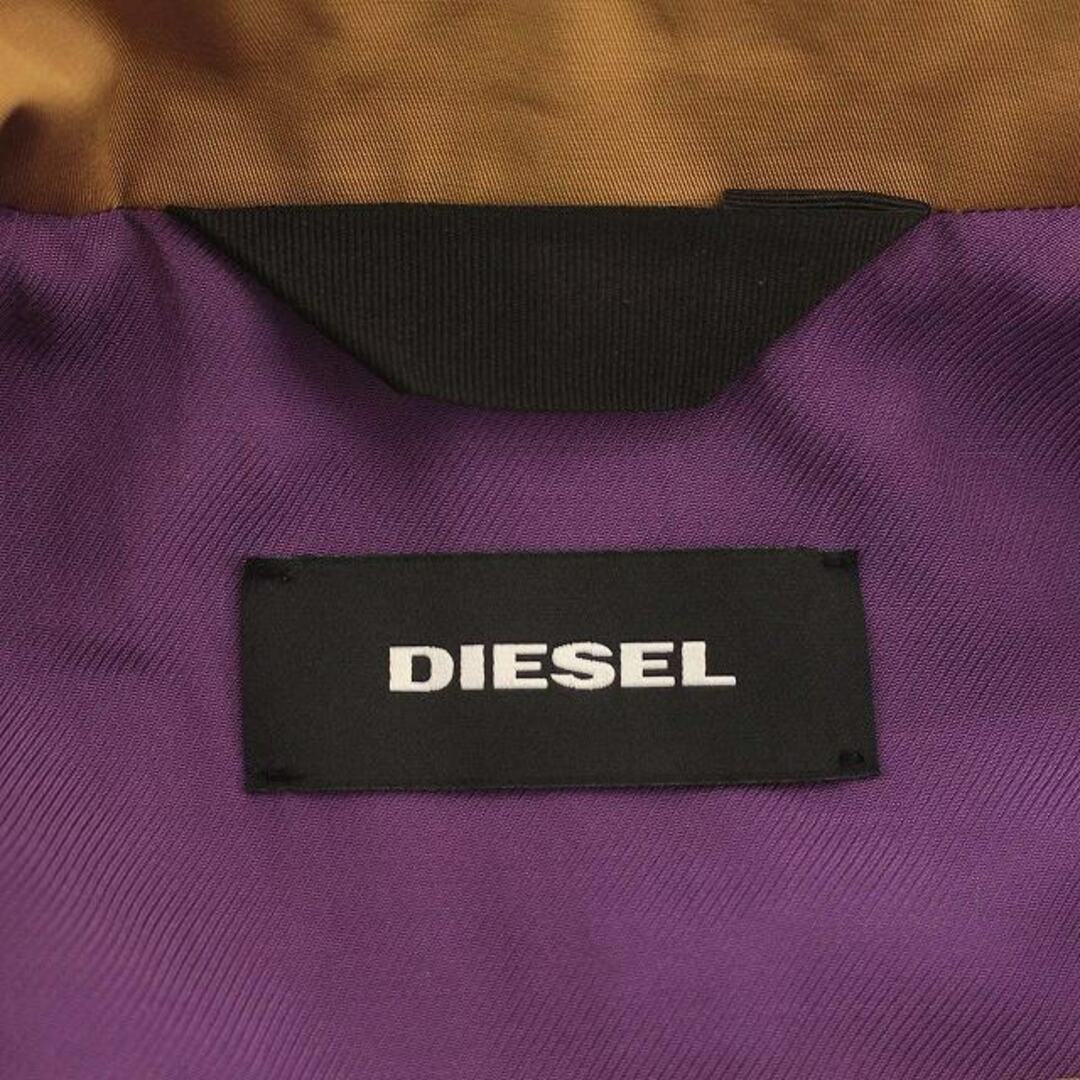 DIESEL(ディーゼル)のディーゼル DIESEL トレンチコート ダブル スナップボタン 茶 レディースのジャケット/アウター(トレンチコート)の商品写真