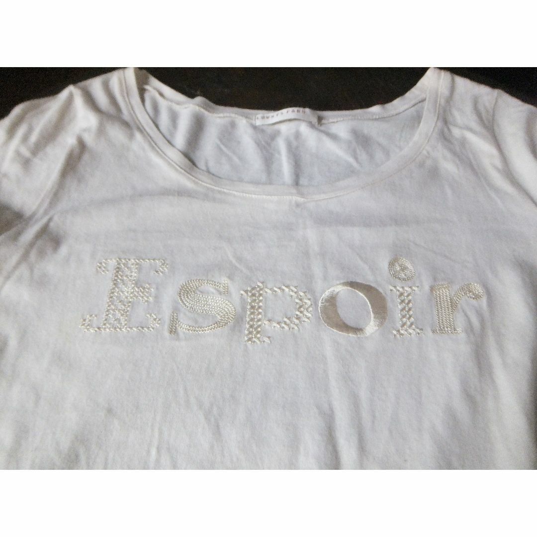 LOWRYS FARM(ローリーズファーム)の最終値下げ❤ローリーズファームの生成りのサマーセーターとTシャツの2点 レディースのトップス(ニット/セーター)の商品写真