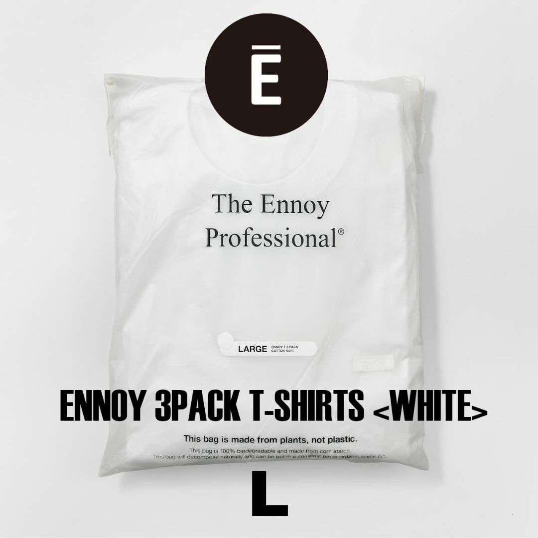 ENNOY 3PACK T-SHIRTS WHITE