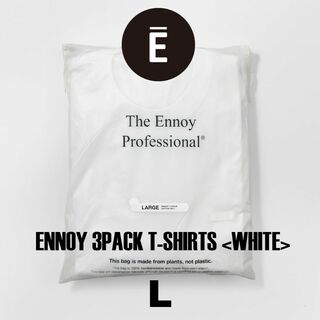ENNOY 3PACK T-SHIRTS WHITE L(Tシャツ/カットソー(半袖/袖なし))