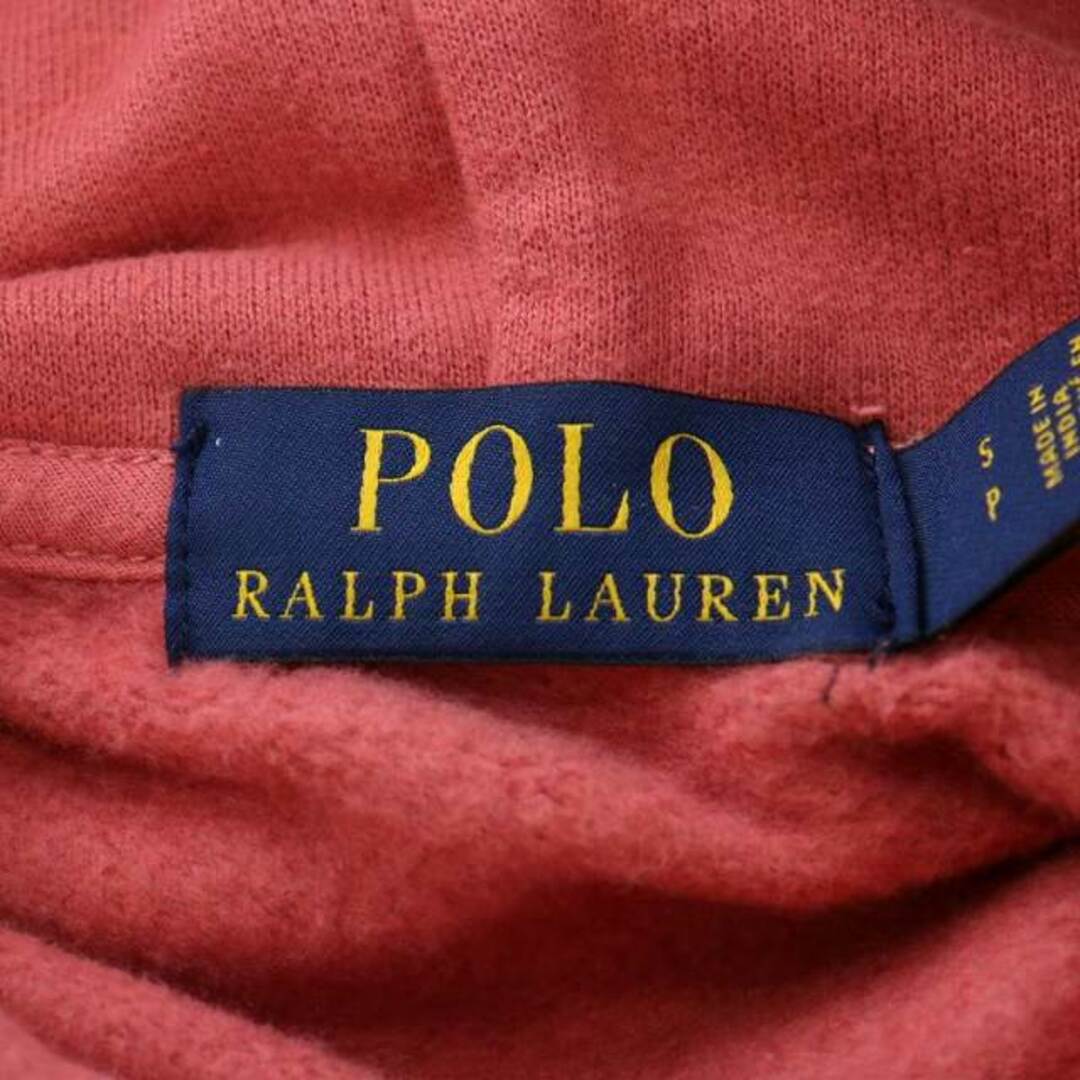 POLO RALPH LAUREN(ポロラルフローレン)のポロ ラルフローレン パーカー プルオーバー コットン ロゴ刺繍 S ピンク レディースのトップス(パーカー)の商品写真