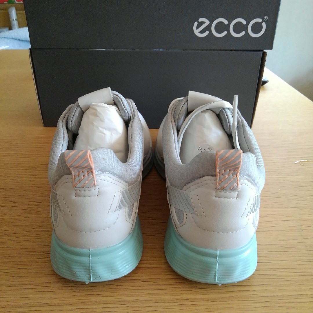 ECCO - 【新品】エコー(ecco) ゴルフシューズ S-THREE スパイクレスの
