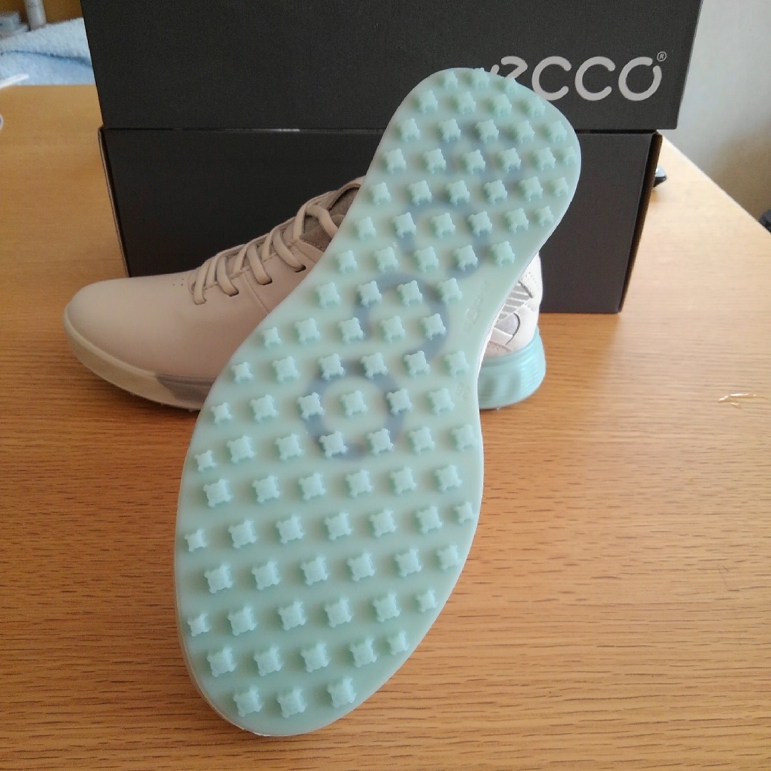 ECCO - 【新品】エコー(ecco) ゴルフシューズ S-THREE スパイクレスの