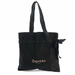 レペット(repetto)のレペット Repetto トートバッグ キャンバス 黒 ブラック /MF ■OS(トートバッグ)