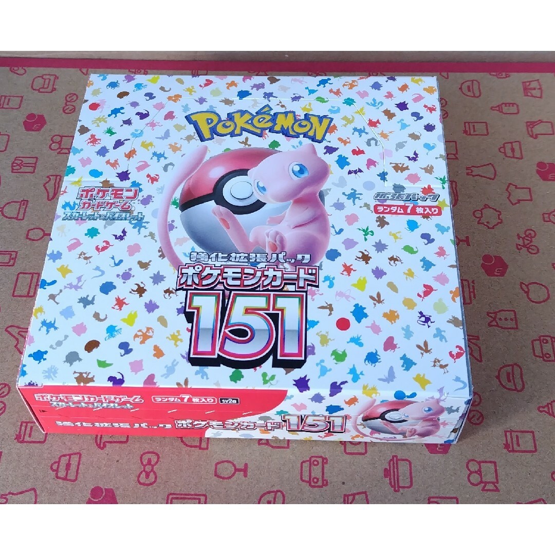 新品 未開封 ポケモンカード 151 box