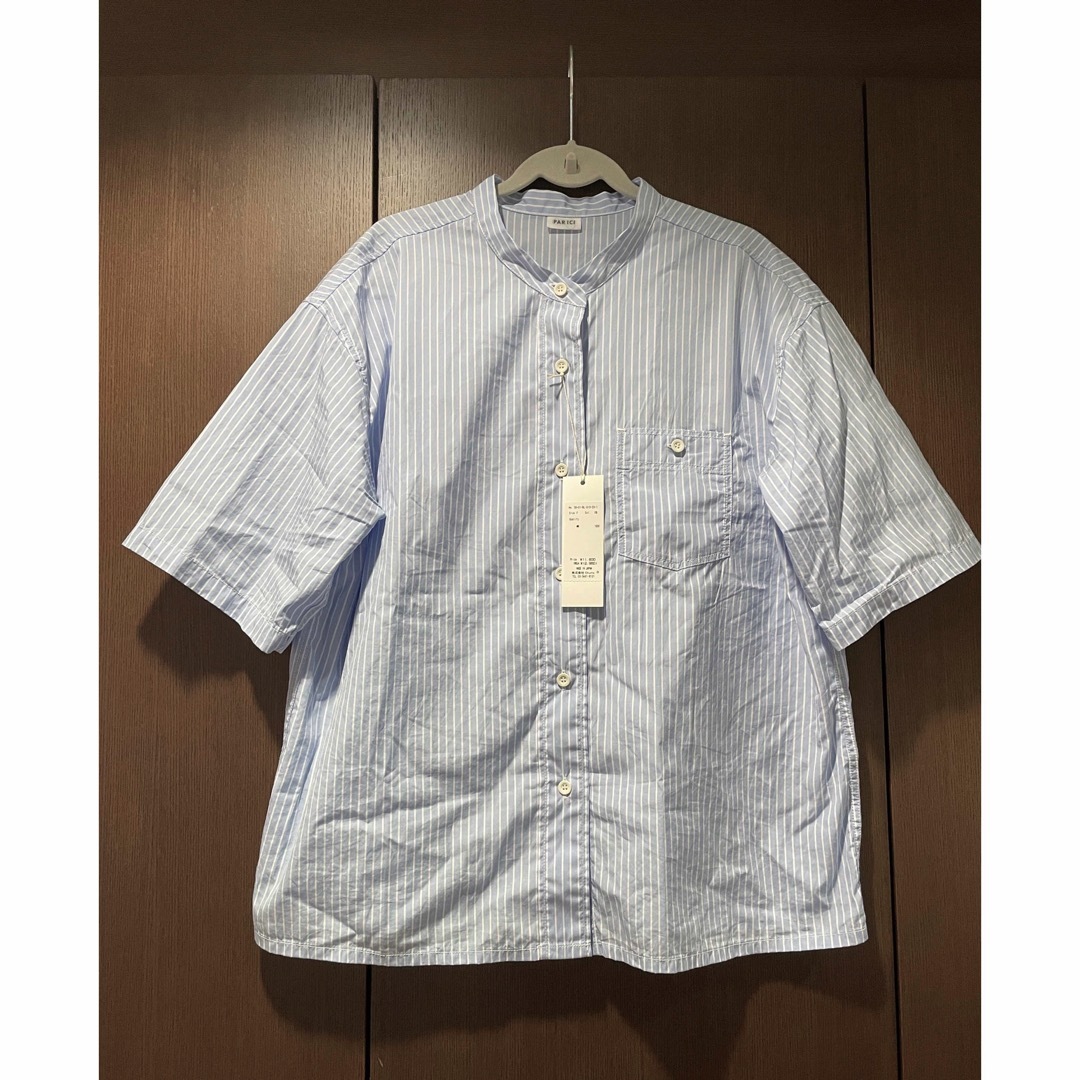 ☆新品☆PAR ICI ストライプ5分袖シャツ