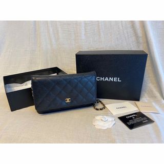 シャネル(CHANEL)のsa様専用【CHANEL】シャネル チェーンウォレット キャビアスキン(ショルダーバッグ)