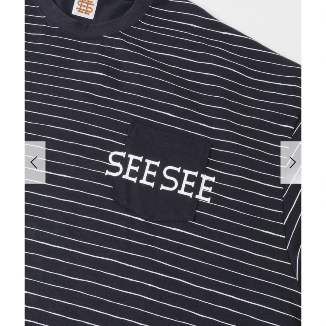 SEESEE SUPER BIG FLAT LS TEE MサイズGRAYロンT 代引き人気