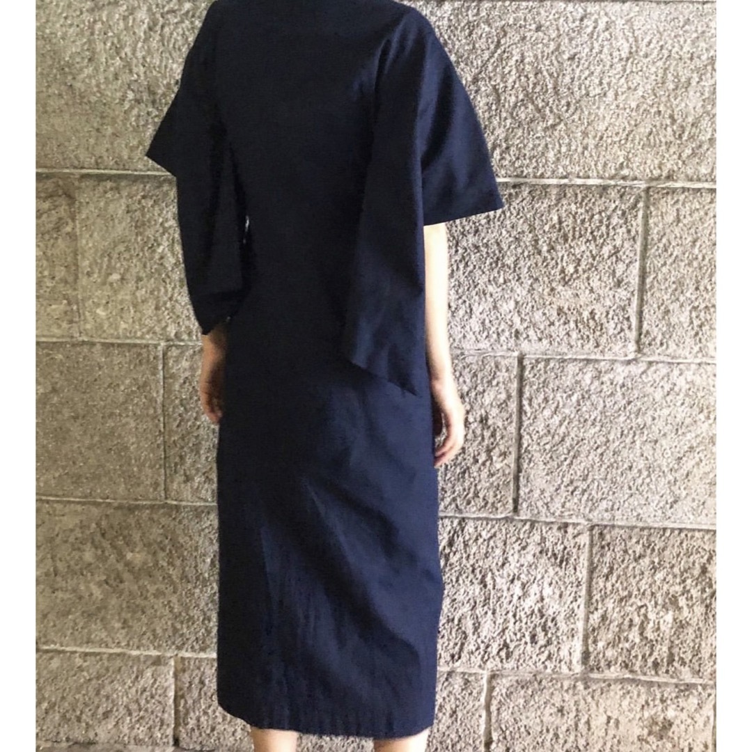mame - MA deshabille CAMELLIA 藍染 エムエーデザビエ 新品 38 mame - MA deshabille CAMELLIA 藍染 エムエーデザビエ 新品 38