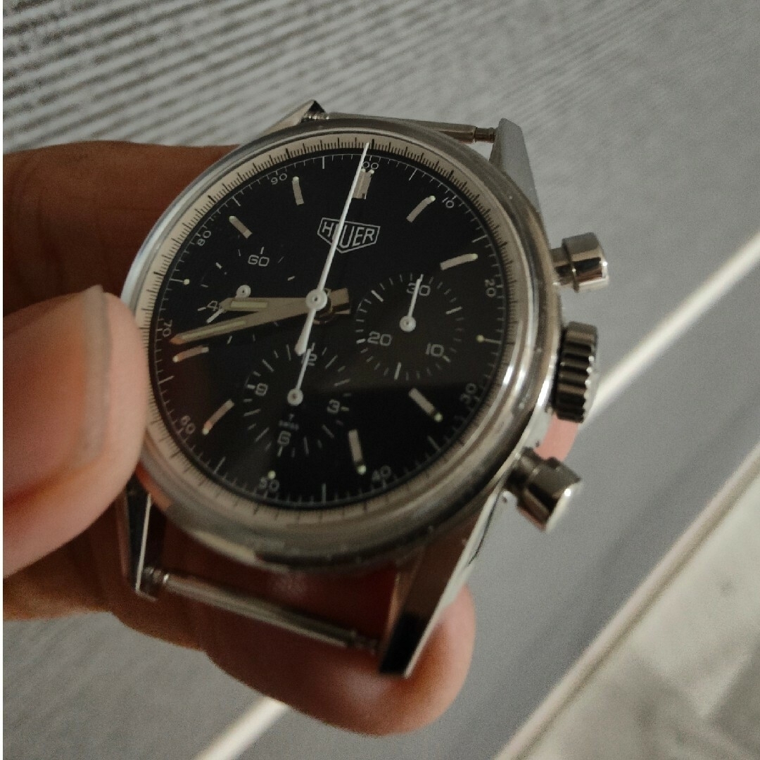 【美品】タグホイヤー　CS3111 クラシックカレラ  1964年復刻モデル