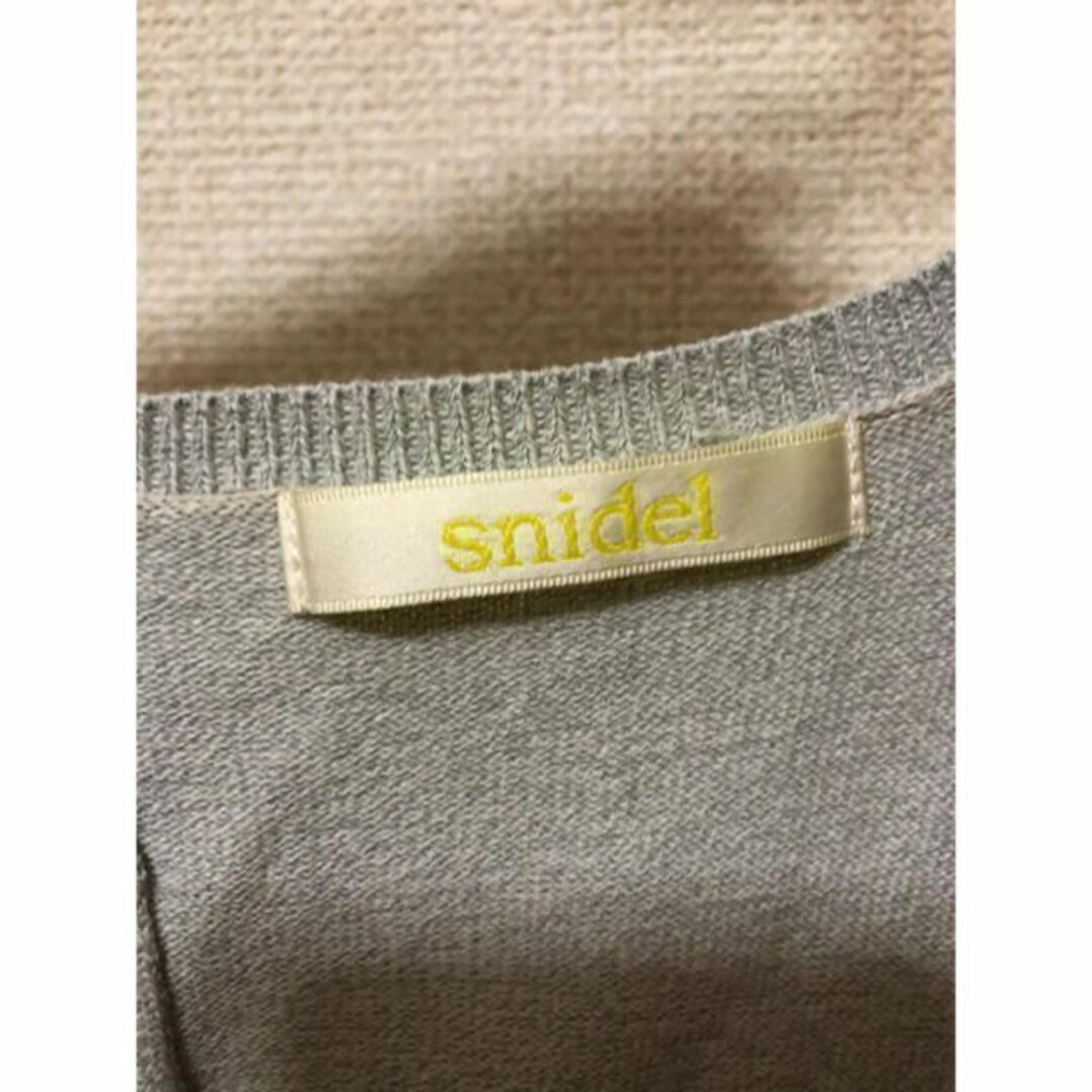 SNIDEL(スナイデル)の美品 スナイデル 半袖ワンピース レディースのワンピース(ミニワンピース)の商品写真