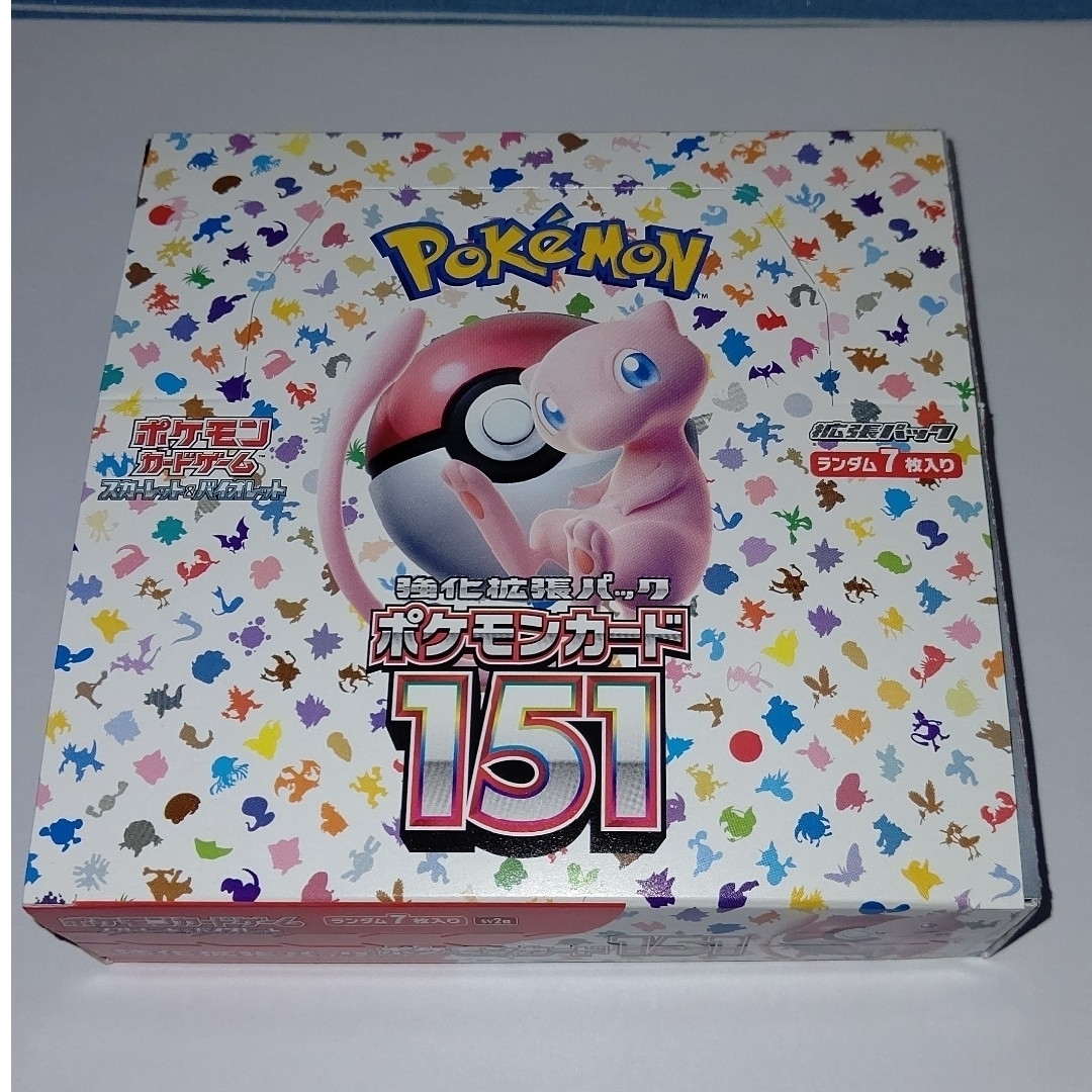 ポケモンカード151BOX  強化拡張パック エンタメ/ホビーのトレーディングカード(Box/デッキ/パック)の商品写真