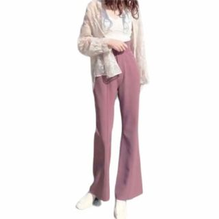 QSC STAR ペンタグラム レザーフレアパンツ | angeloawards.com