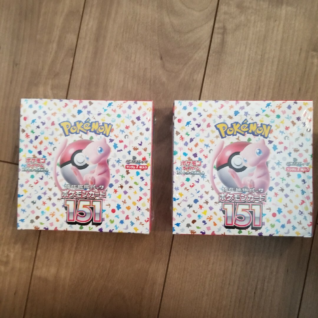 ポケモンカードゲーム ポケモン 151 シュリンク付き 2BOX - カード