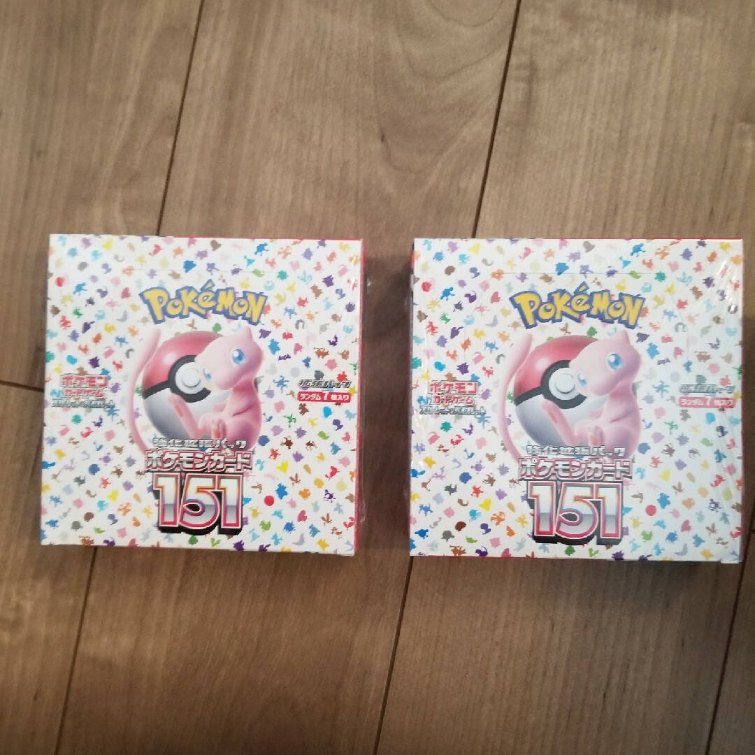 ポケモンカード　151 シュリンク付き　2box