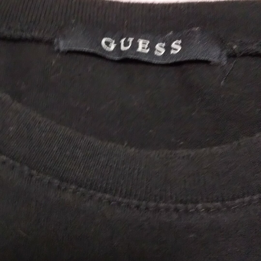 GUESS(ゲス)のゲス　GUESS　長袖シャツ　ブラック　XL メンズのトップス(Tシャツ/カットソー(七分/長袖))の商品写真