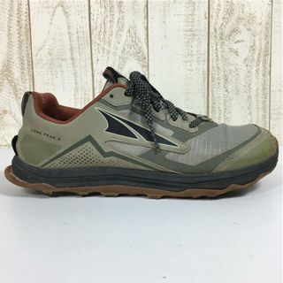 MENs 26.5cm アルトラ ローンピーク 5 LONE PEAK 5.0 トレイルランニングシューズ ALTRA AL0A4VQE Khaki  カーキ系