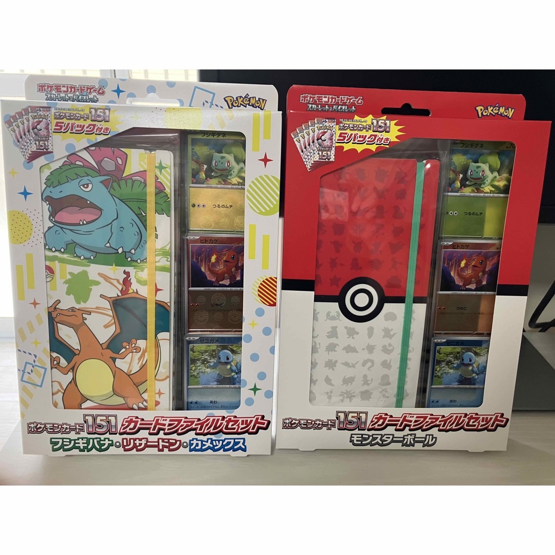 ポケモンカード 151 シュリンク付き6box カードファイルセット2種×2-