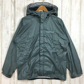 モンベル(mont bell)のMENs M  モンベル ストーム クルーザー ジャケット ゴアテックス レインシェル フーディ MONTBELL 1128417 MTL メタル グレー系(その他)