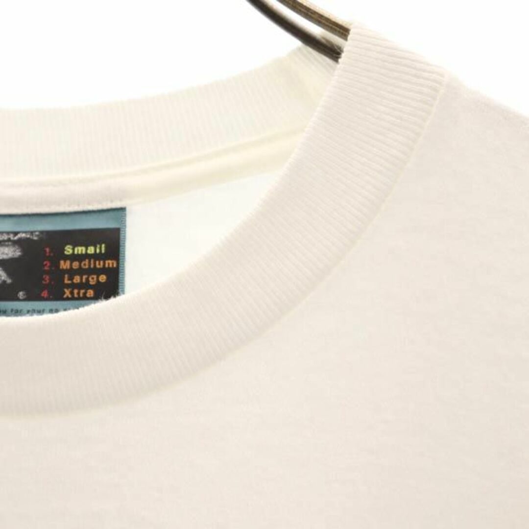 アベイシングエイプ 日本製 プリント 半袖 Tシャツ S 白系 A BATHING APE ロゴ メンズ   【230616】 メール便可 3