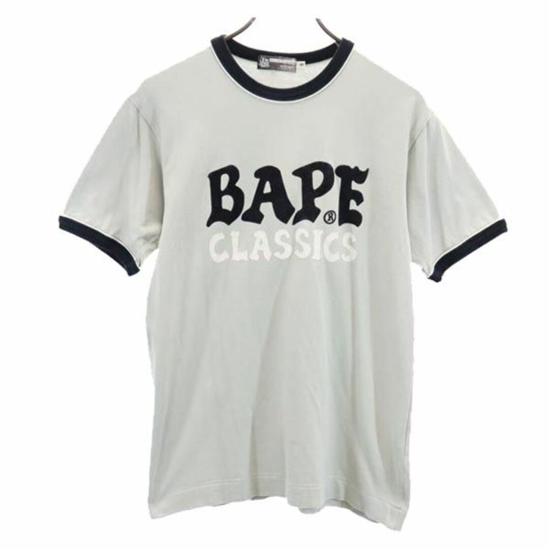 A BATHING APE 半袖黒Tシャツ