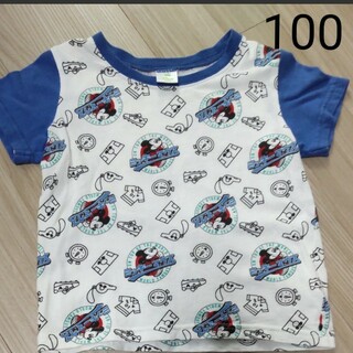 ディズニー(Disney)のミッキーTシャツ100 男の子 夏 半袖(Tシャツ/カットソー)