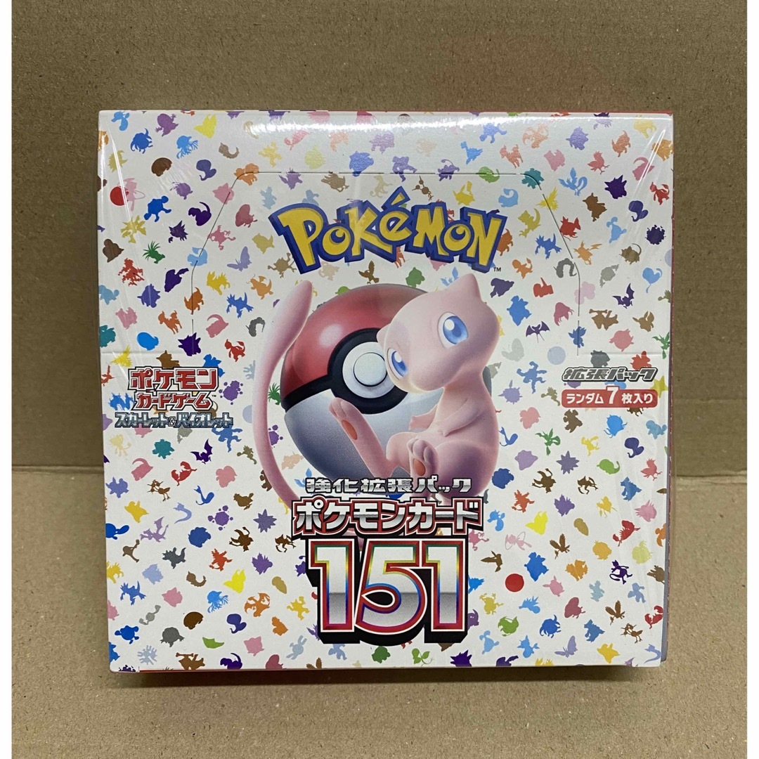 ポケモン - ポケモンカード151 新品、未開封 シュリンク付き⭐️の通販