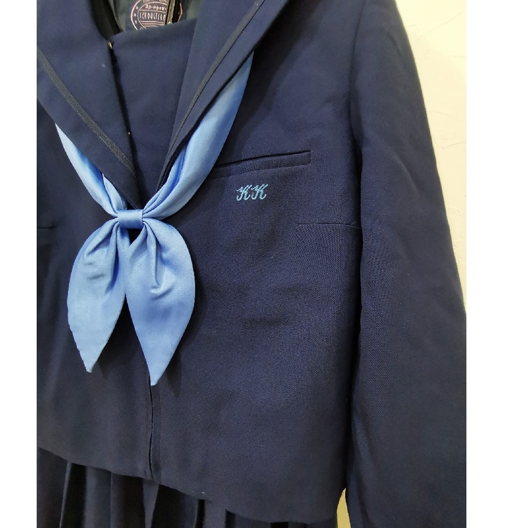 コスプレ衣装 青紺セーラー服 冬服上下 合服上下セット 可愛い 衣装