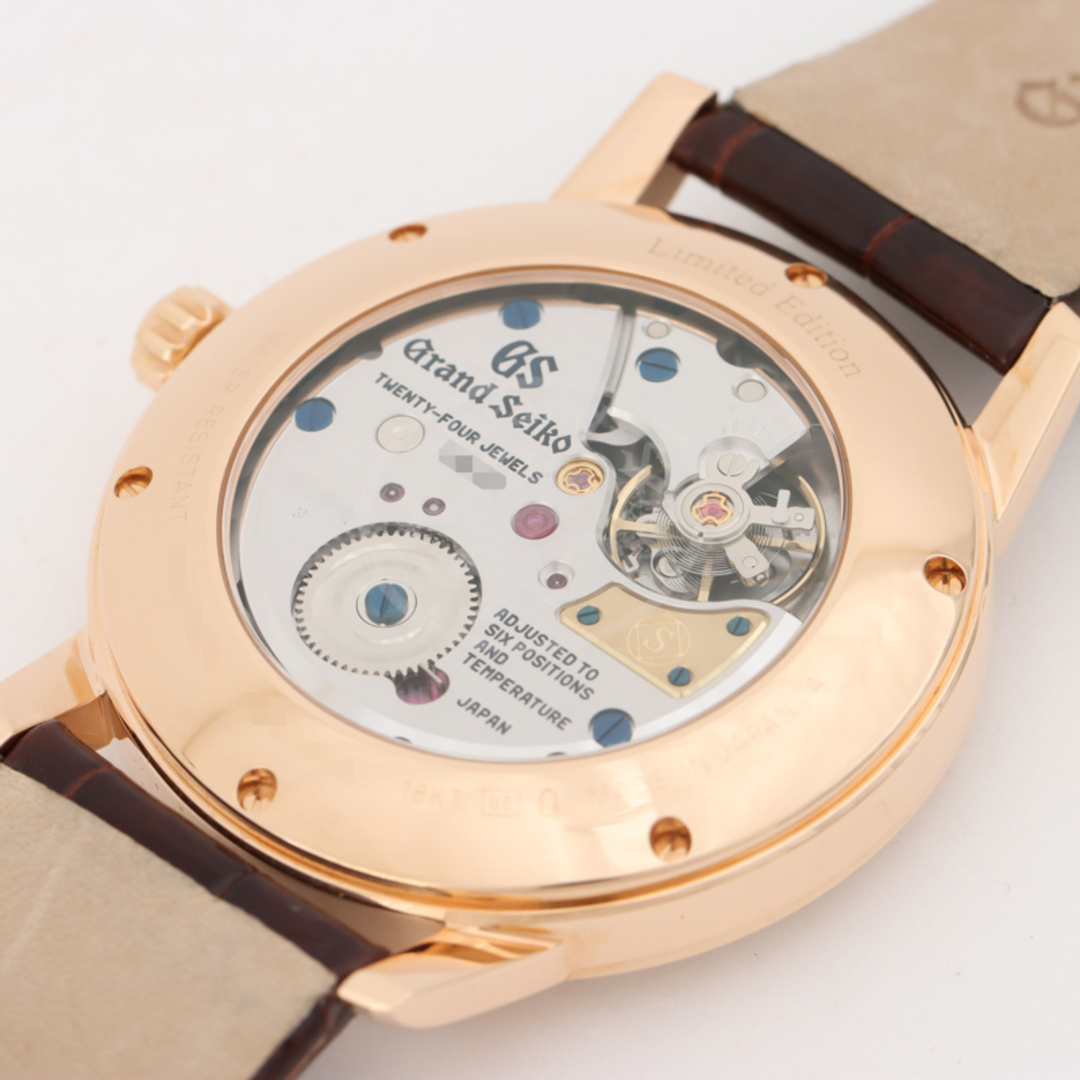 SEIKO(セイコー)の　セイコー SEIKO グランドセイコー エレガンスコレクション セイコー創業140周年記念限定モデル SBGW260 アイボリー PG/K18PG純正クロコバンド/K18PG純正バックル 手巻き メンズ 腕時計 メンズの時計(その他)の商品写真