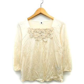 ブリジット BRIGITTE カットソー Tシャツ 花装飾 チュール パイピング(その他)