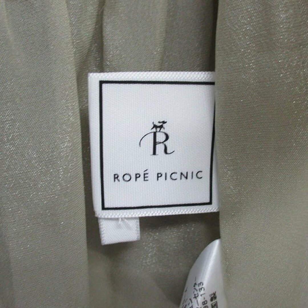 Rope' Picnic(ロペピクニック)のロペピクニック ワンピース 長袖 ミニ シースルー フレア シンプル 38 レディースのワンピース(ミニワンピース)の商品写真