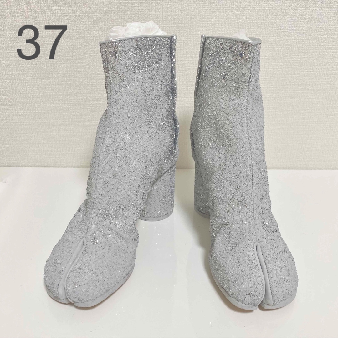 値下げMaison Margiela グリッター足袋ブーツ37 新品 確実正規品 | フリマアプリ ラクマ