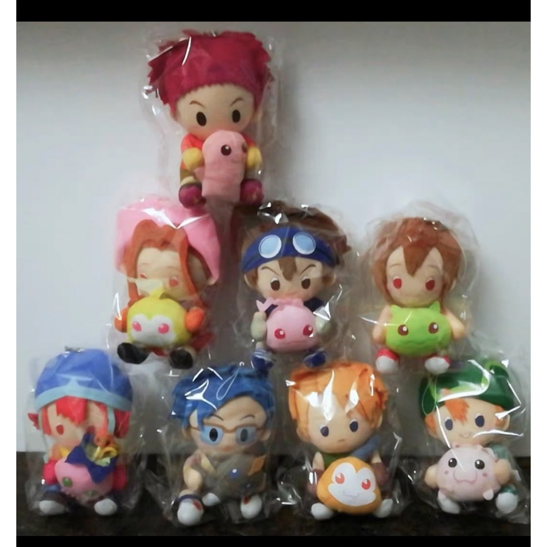 デジモンアドベンチャー01 おすわりぬいぐるみ 箱無し 海外東映 デジモンアドベンチャー01 おすわりぬいぐるみ 箱無し 海外東映