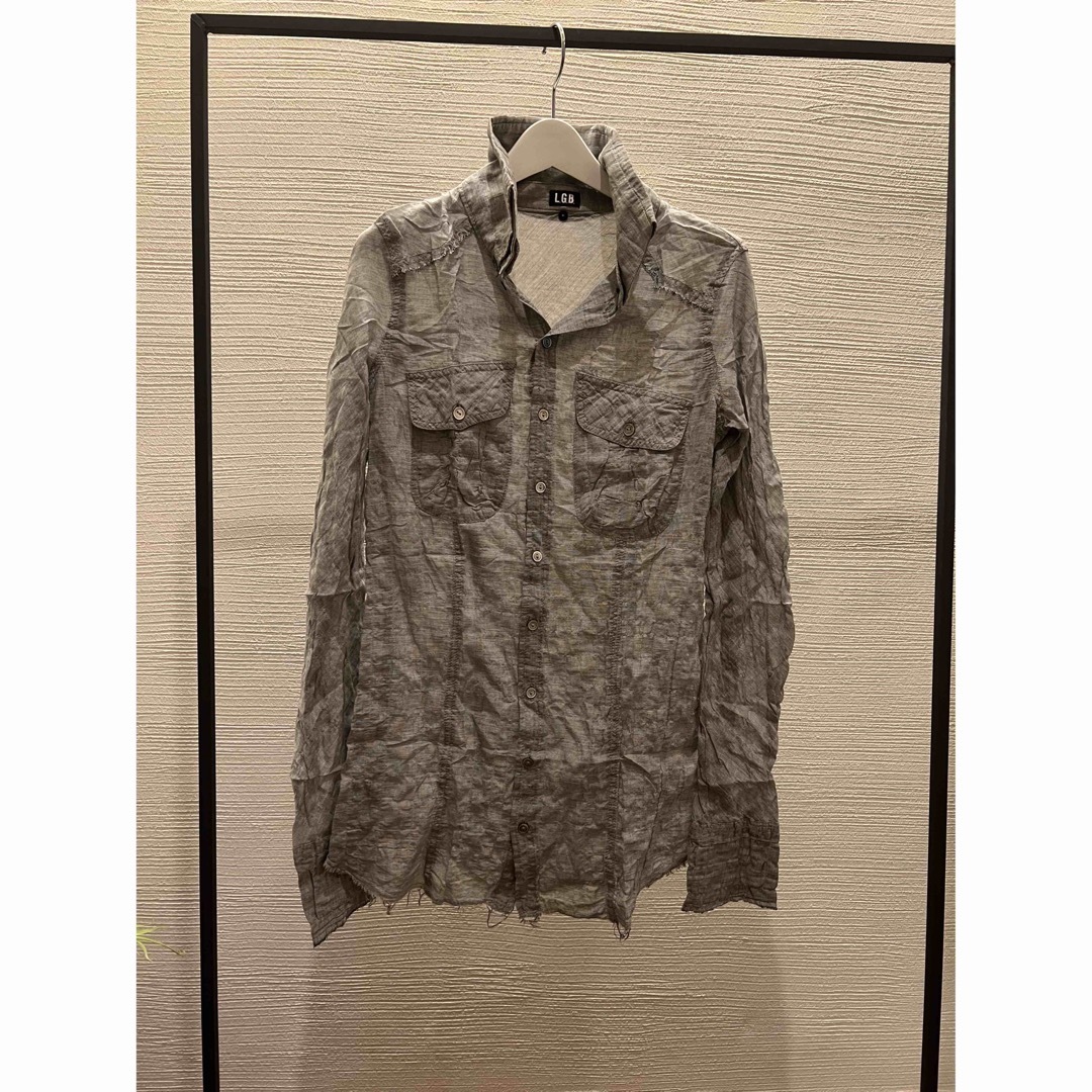 LGB ルグランブルー　SHIRT-G/STD 355GM シャツG 0 グレー