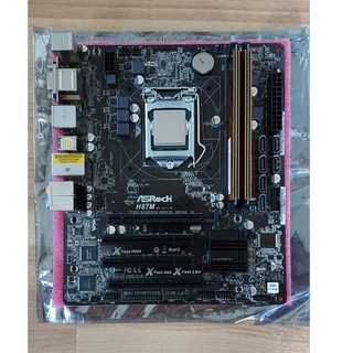 【ジャンク】H87M  Core i5 4670+メモリ(4Gx2)付き(PCパーツ)