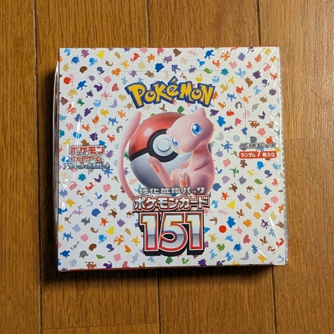 【新品未開封】シュリンク有　強化拡張パック ポケモンカード 151 1box